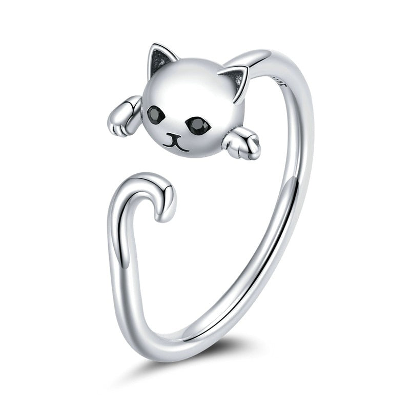 Bague ouverte - Chat