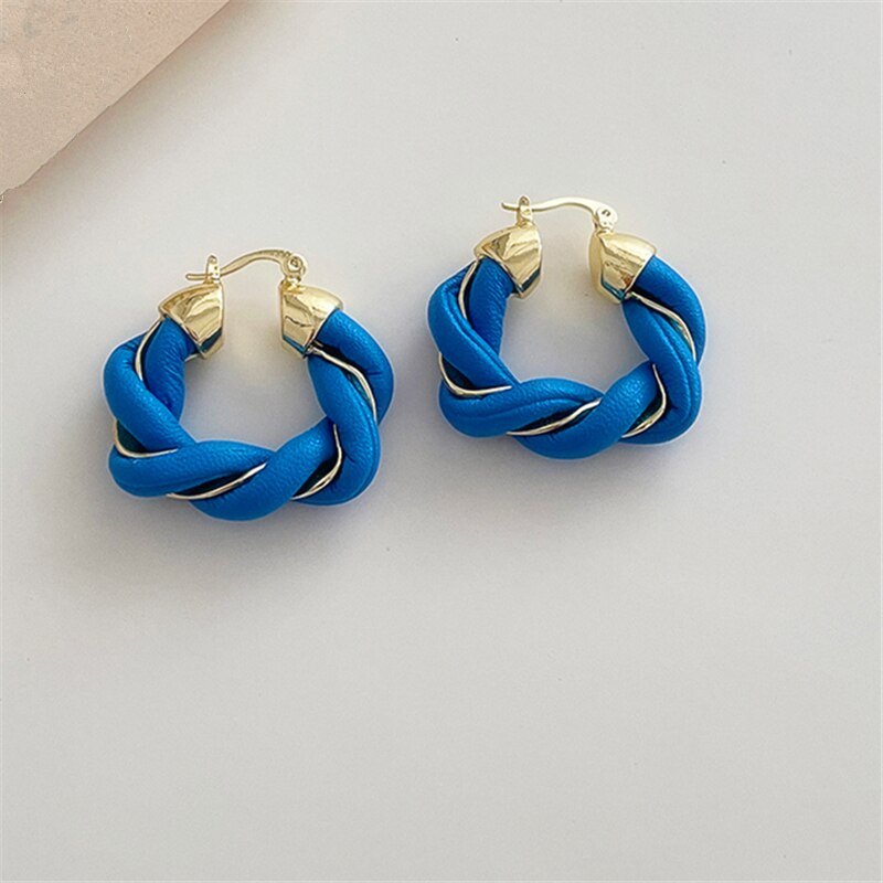 Boucles d'oreilles en cuir