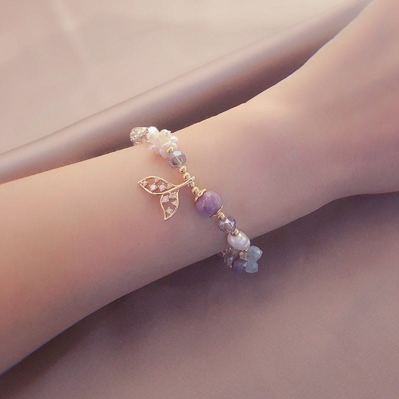 Bracelet sur un élastique