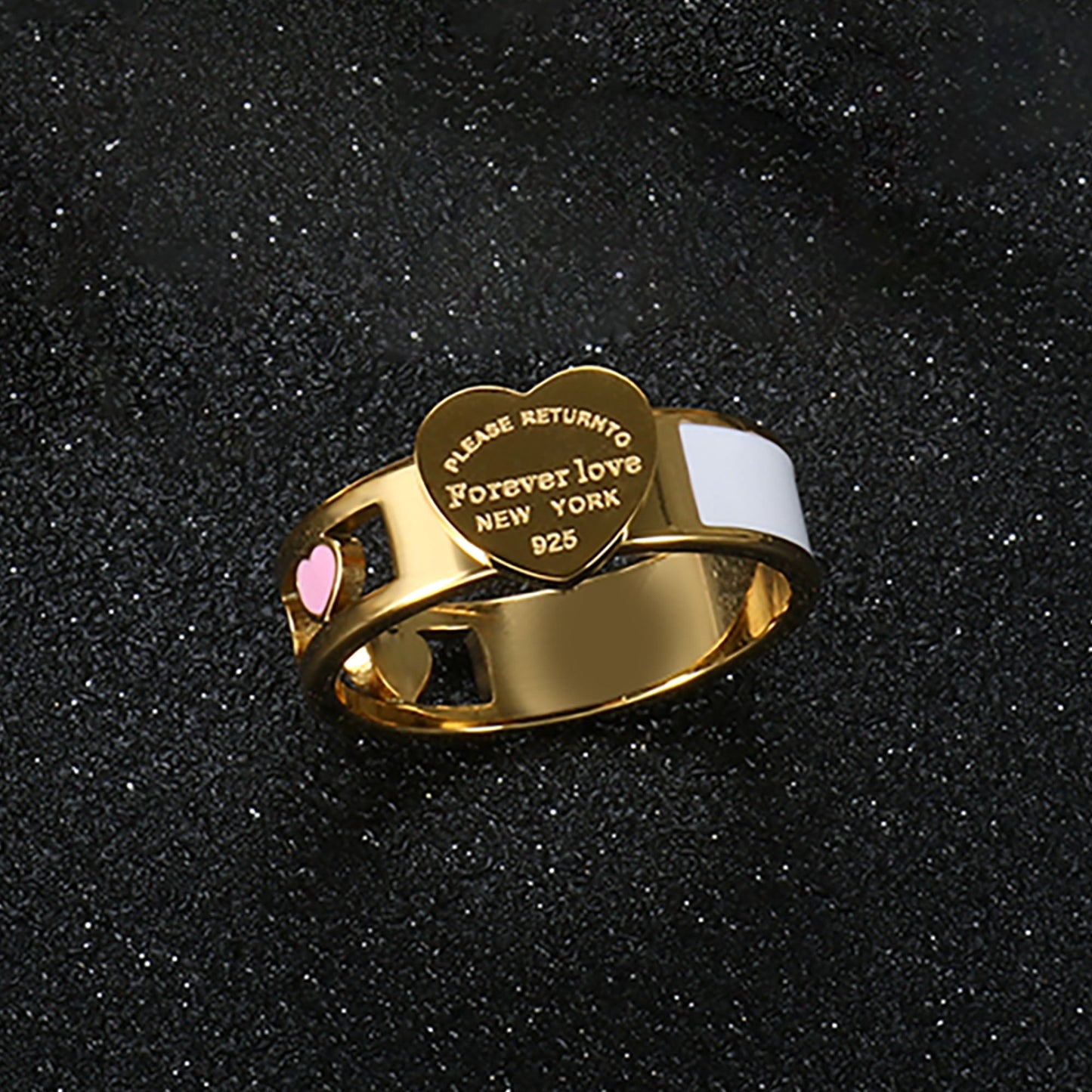 Bague en acier inoxydable