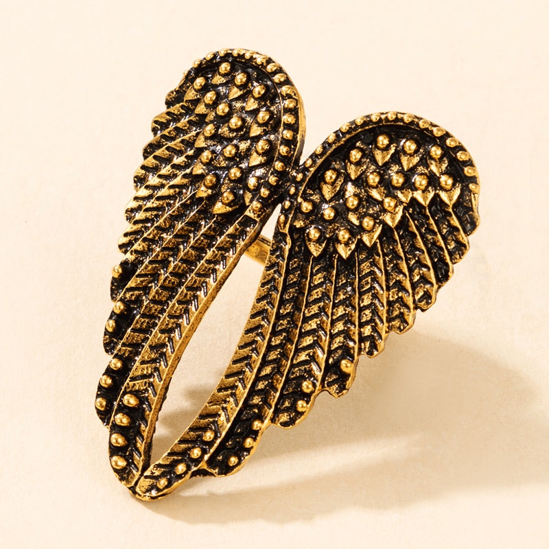 Bague d'ailes d'ange