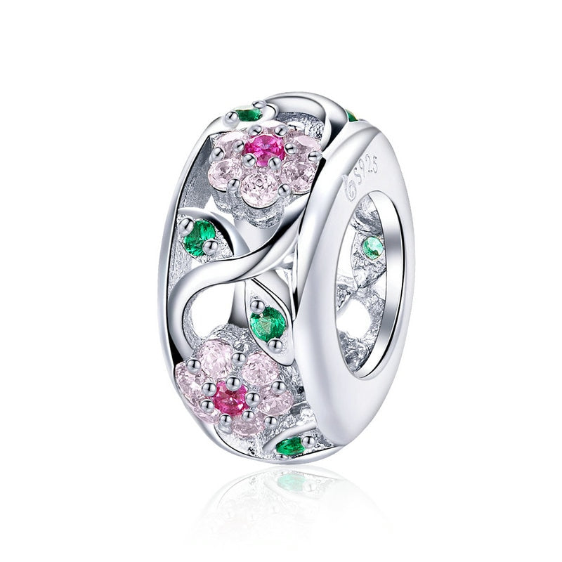 Charme modulaire - Fleurs avec zirconia