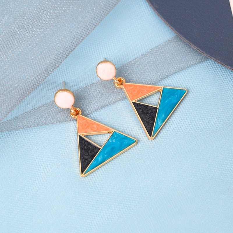 Boucles d'oreilles triangles