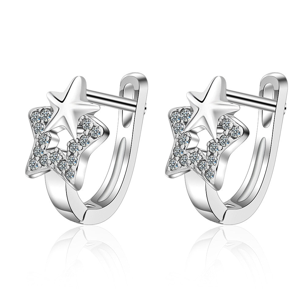 Boucles d'oreilles étoiles