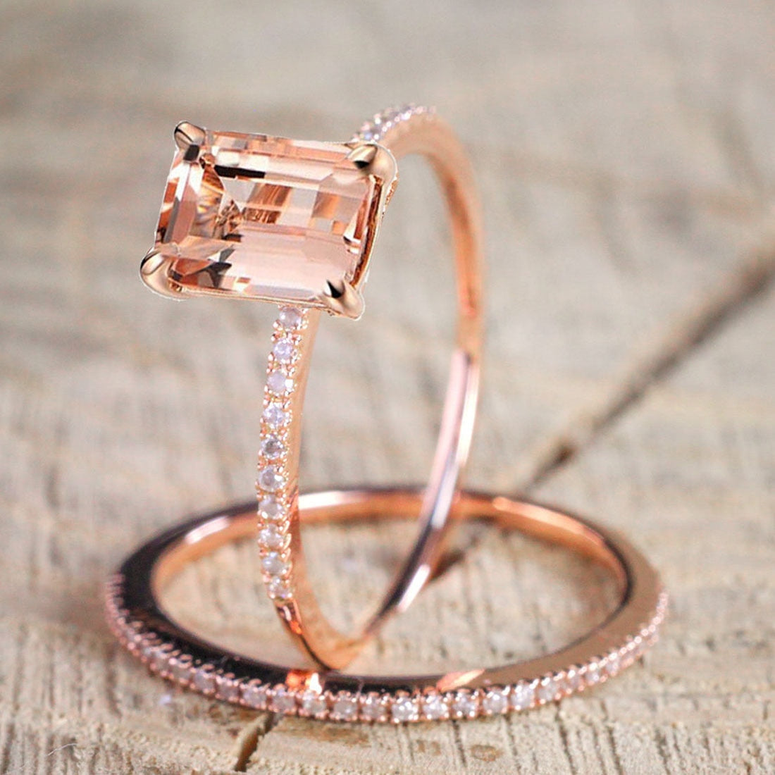 Bague en zircon cubique