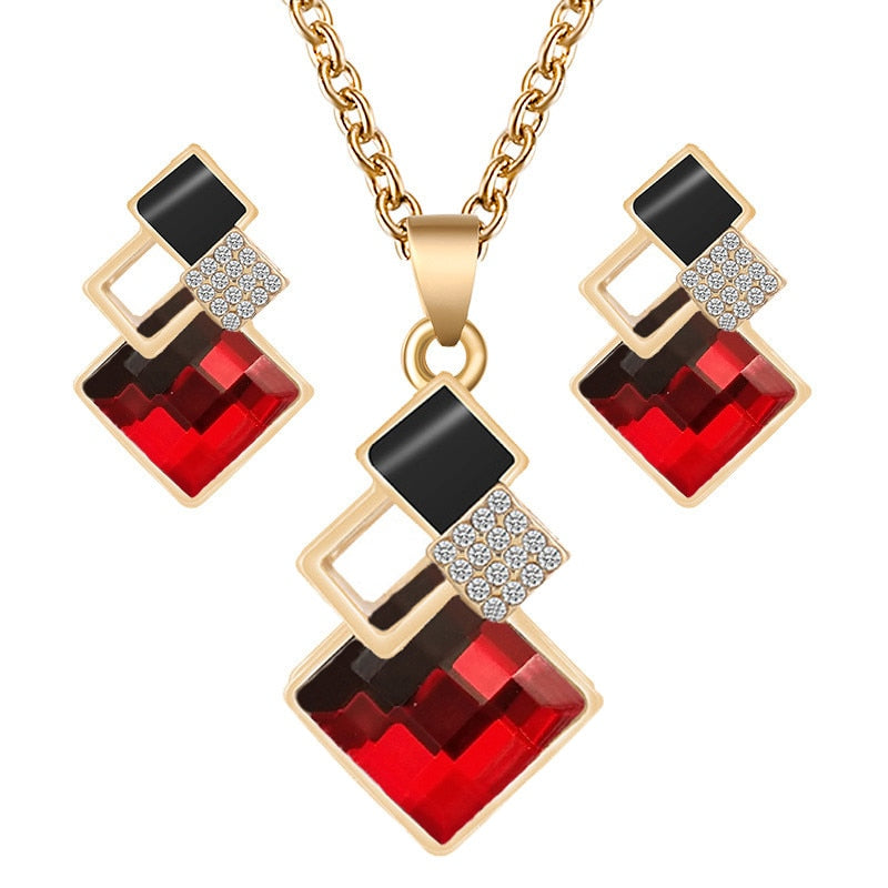 Ensemble de bijoux géométriques