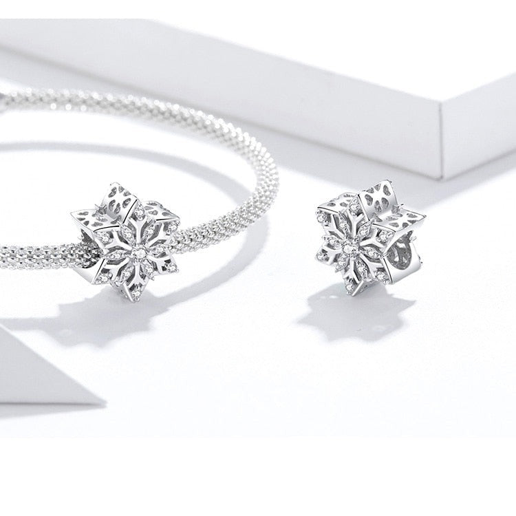 Pendentif modulable - Flocon de neige