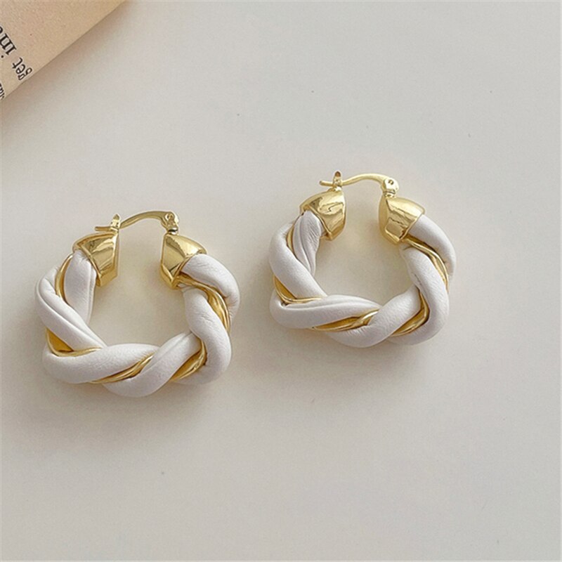 Boucles d'oreilles en cuir