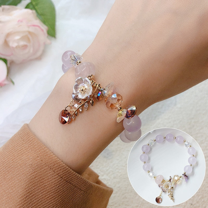 Bracelet sur un élastique