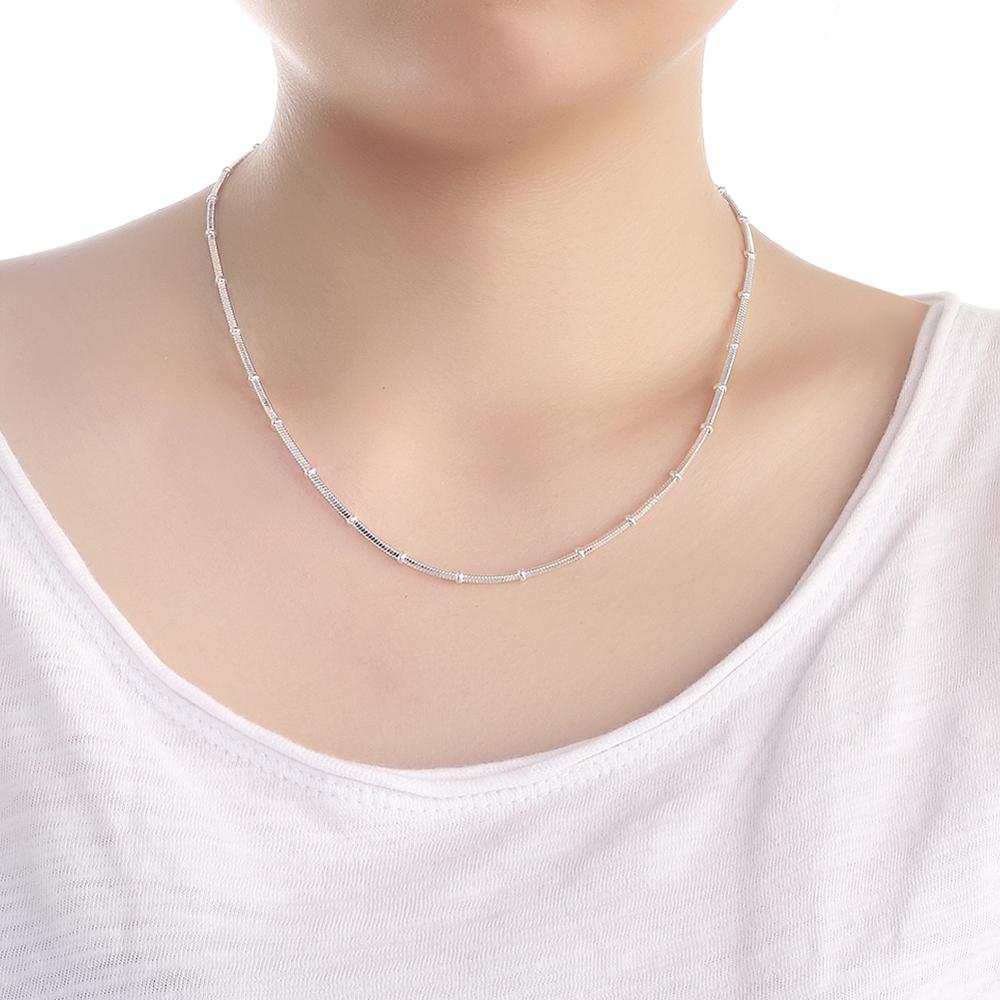 Collier classique en argent