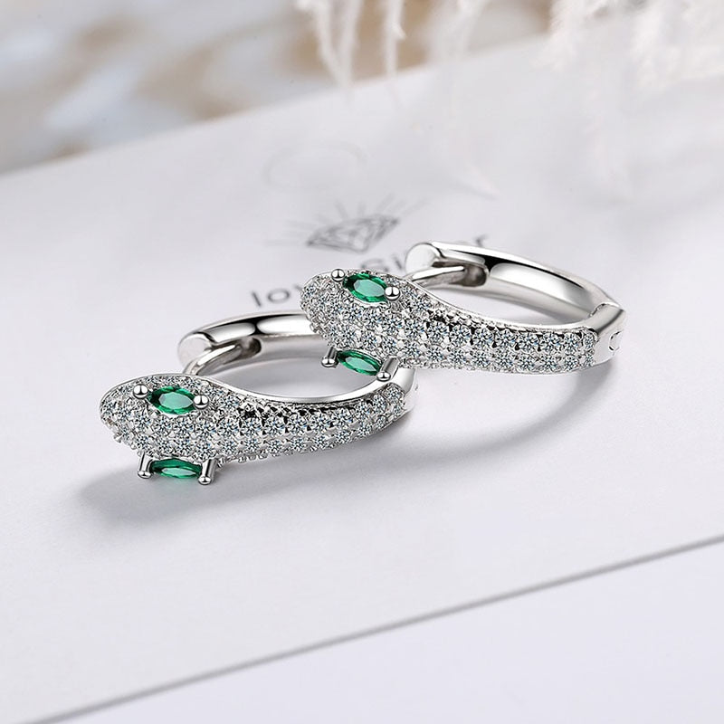 Boucles d'oreilles en argent - serpents