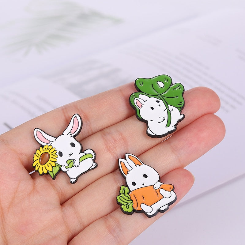 Broches de lapin