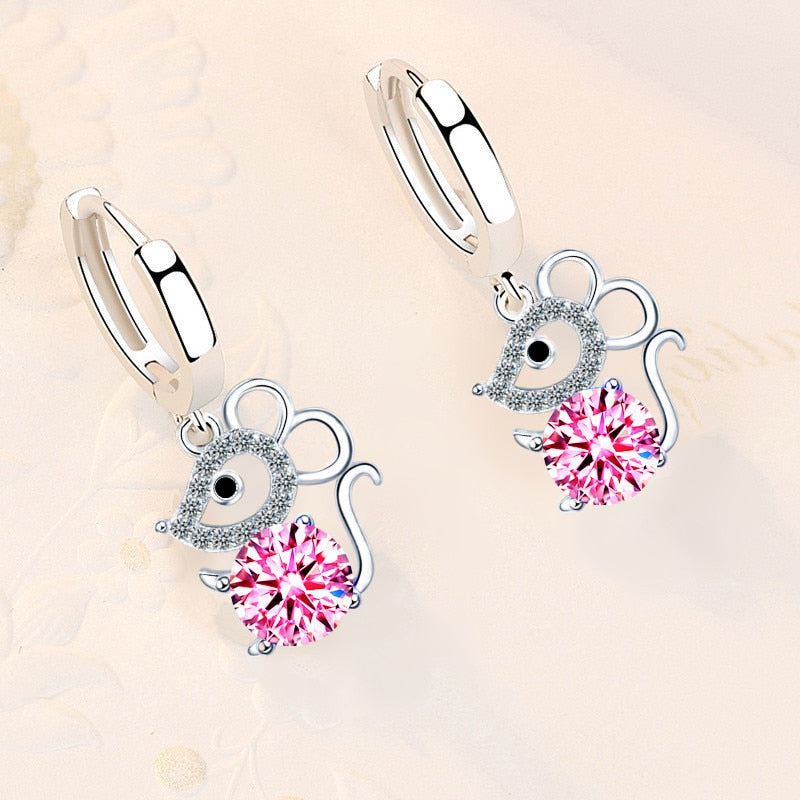 Boucles d'oreilles - souris