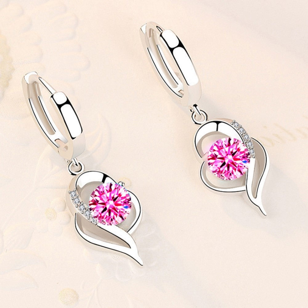 Boucles d'oreilles en forme de cœur