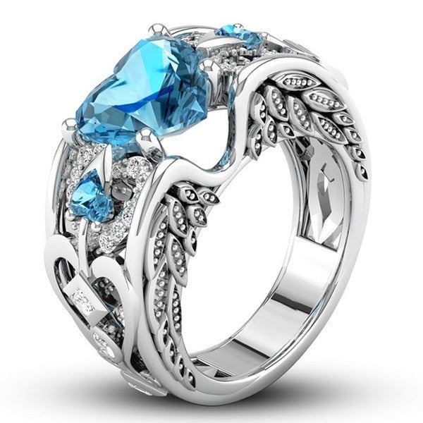 Bague - anneau avec un cœur