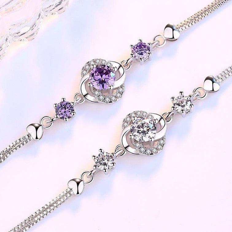Bracelet avec zircons