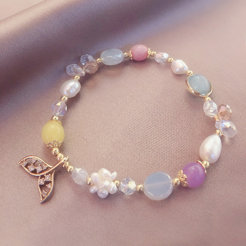 Bracelet sur un élastique