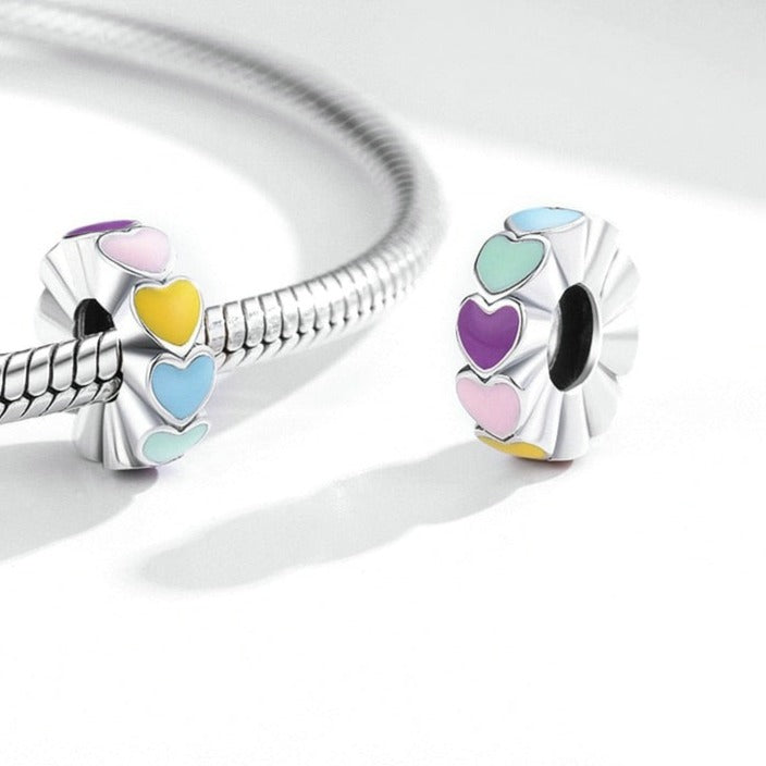 Pendentif modulaire - coeurs
