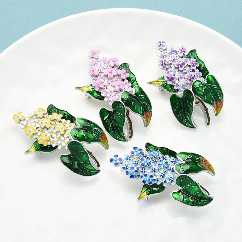 Broche de fleur de sureau
