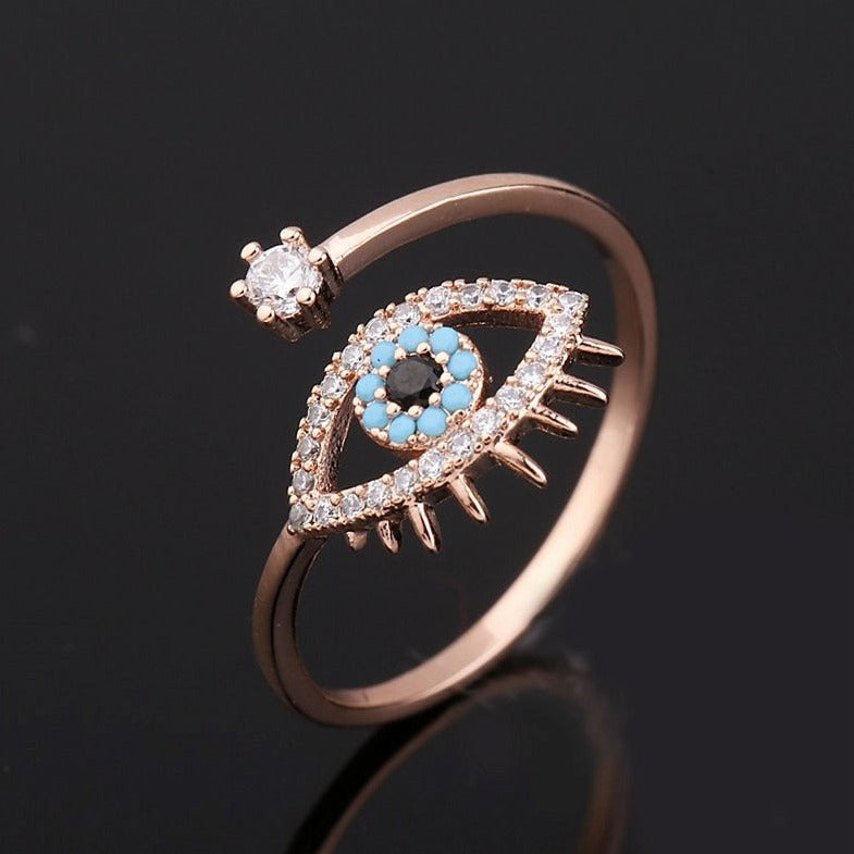 Bague motif œil