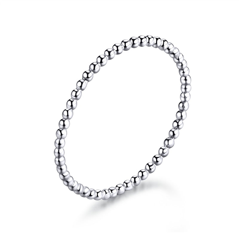 Bague argent minimaliste