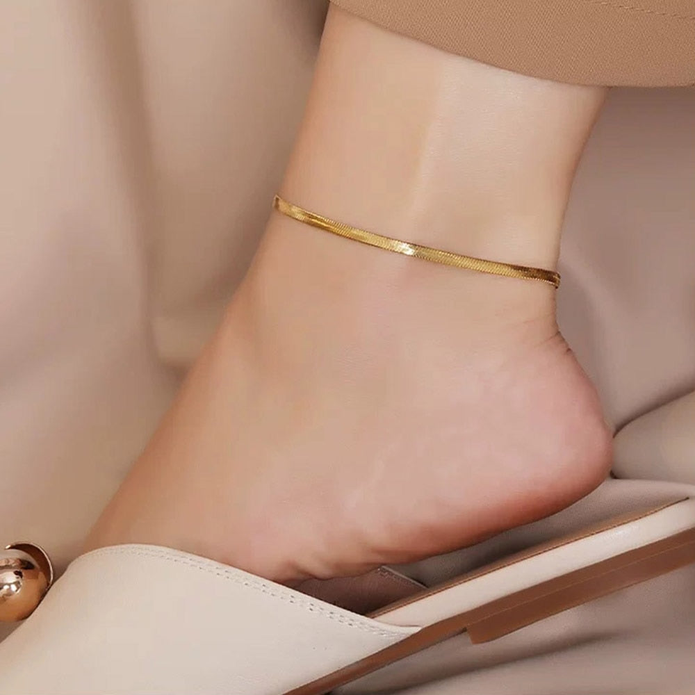 Bracelet de cheville minimaliste