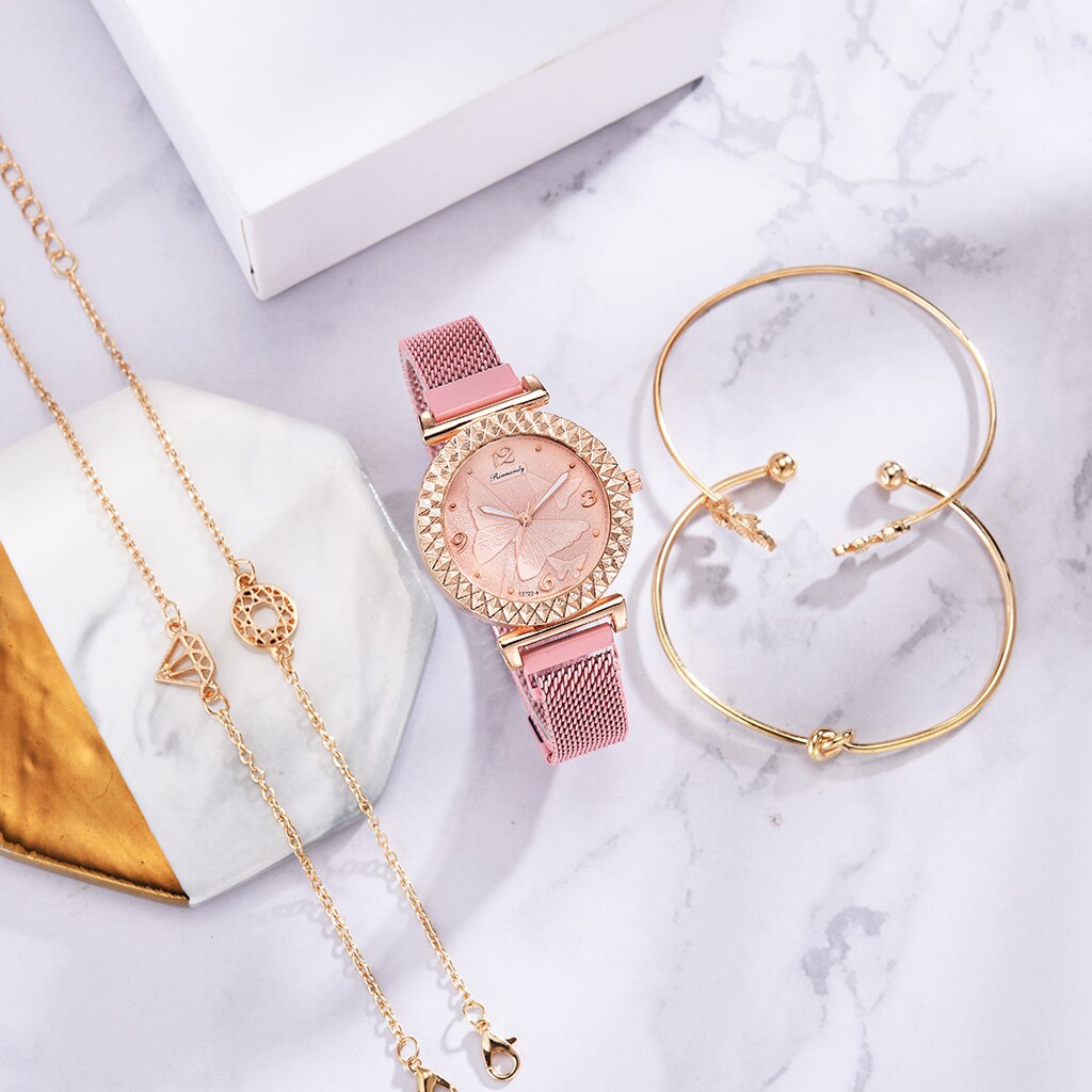 Montre pour femmes avec ensemble de bracelet