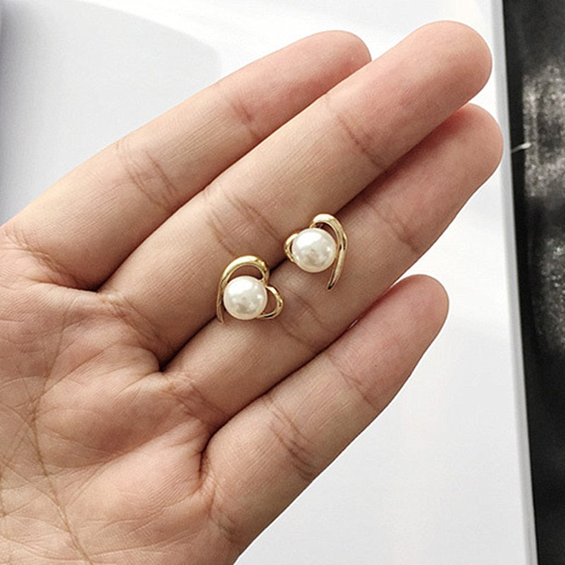 Boucles d'oreilles avec des perles