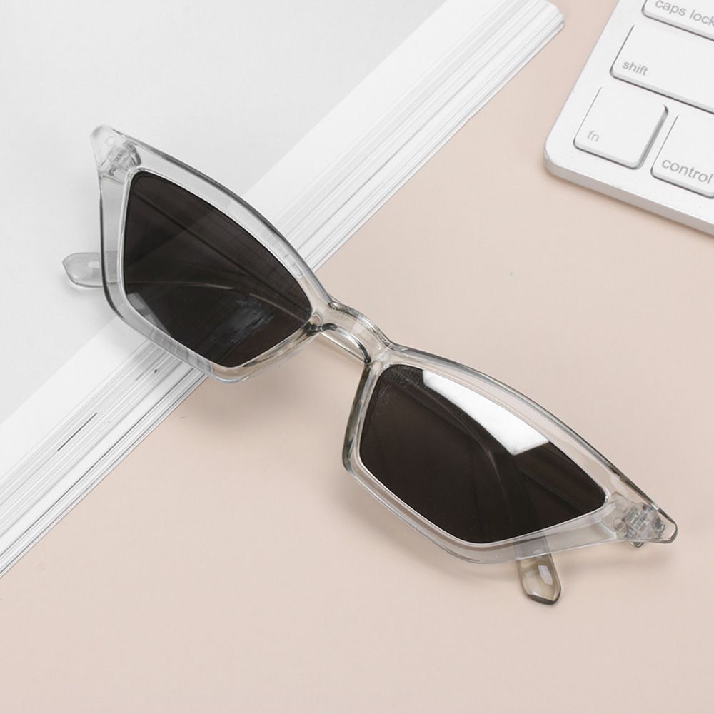 Lunettes de soleil rectangulaires - œil de chat