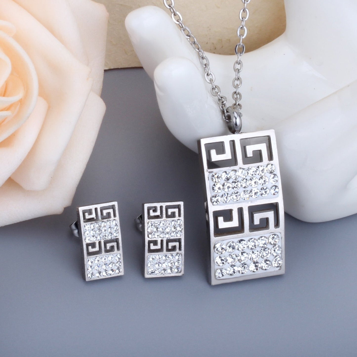 Ensemble de bijoux géométriques