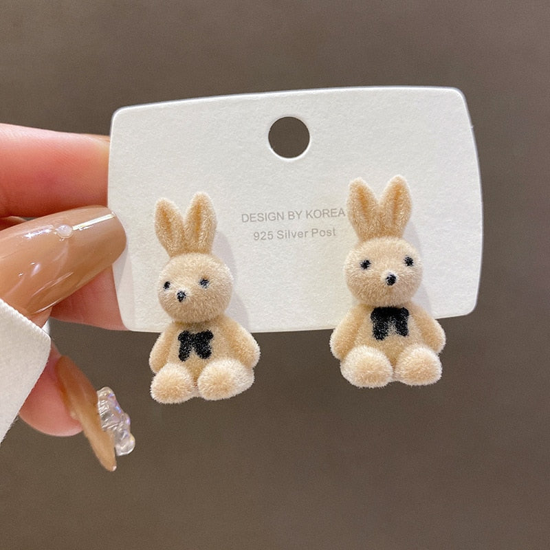Boucles d'oreilles avec des peluches