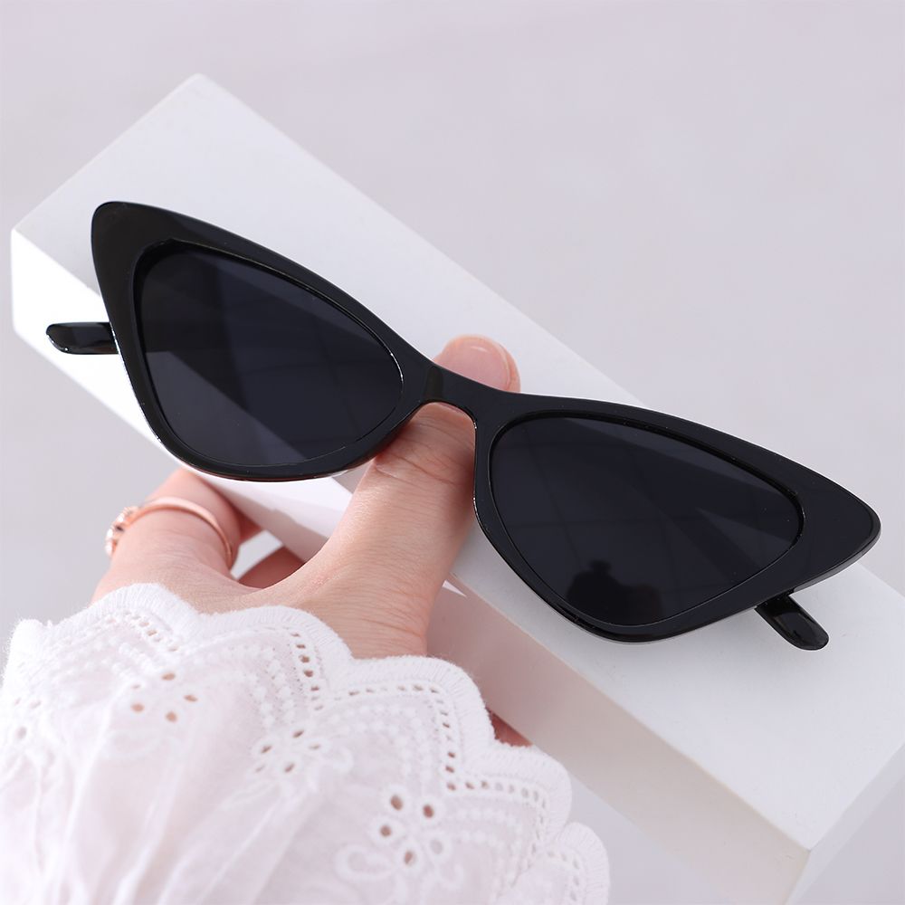 Lunettes de soleil rectangulaires - œil de chat