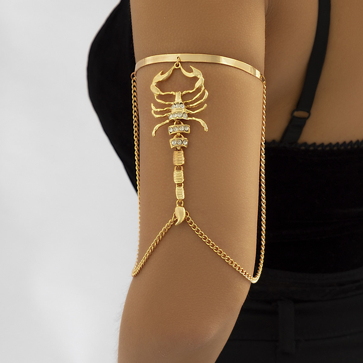 Chaîne d'épaule avec motif de scorpion