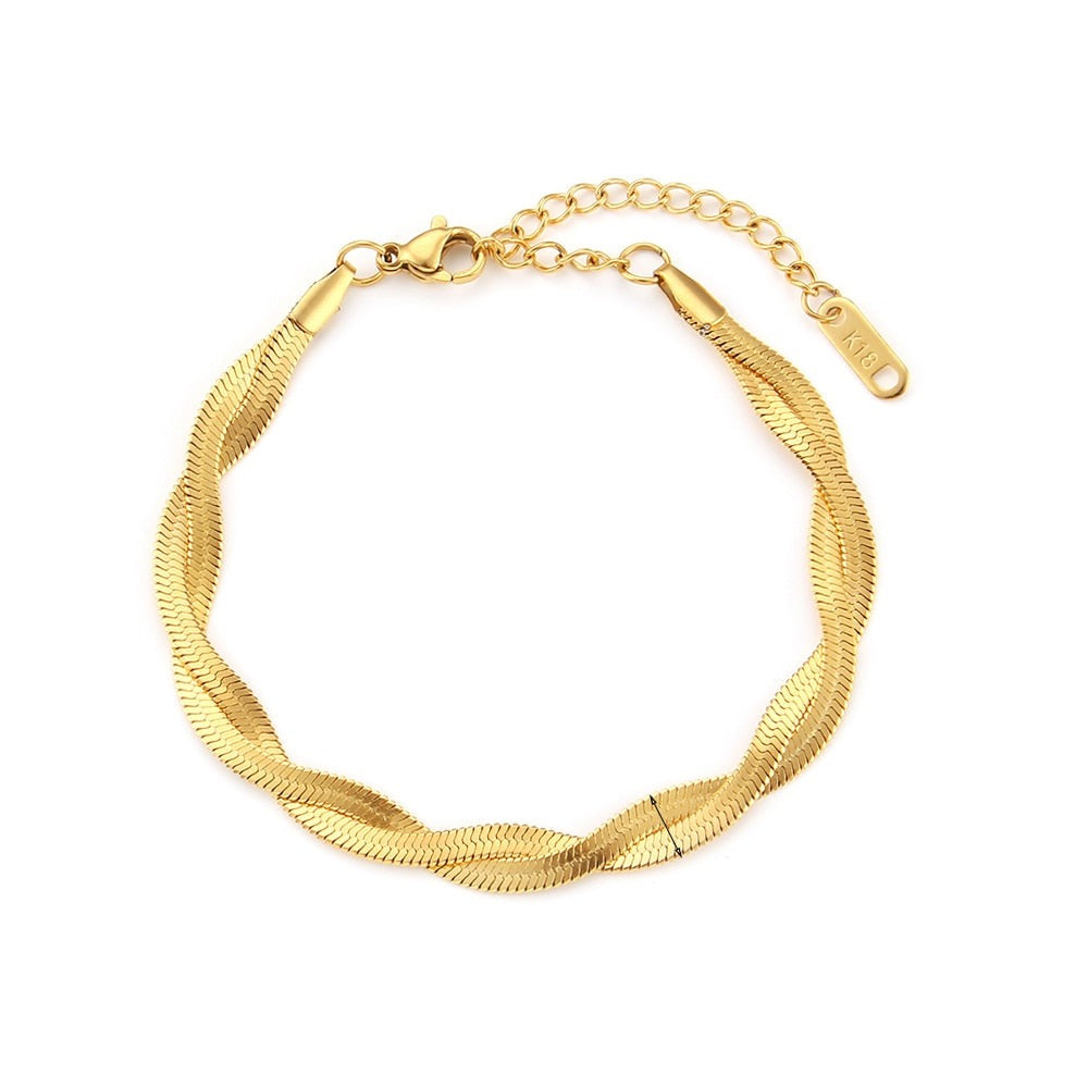 Bracelet tressé élégant
