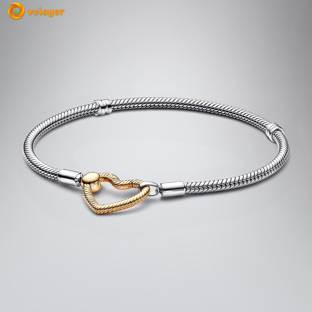 Bracelet avec un coeur ouvert