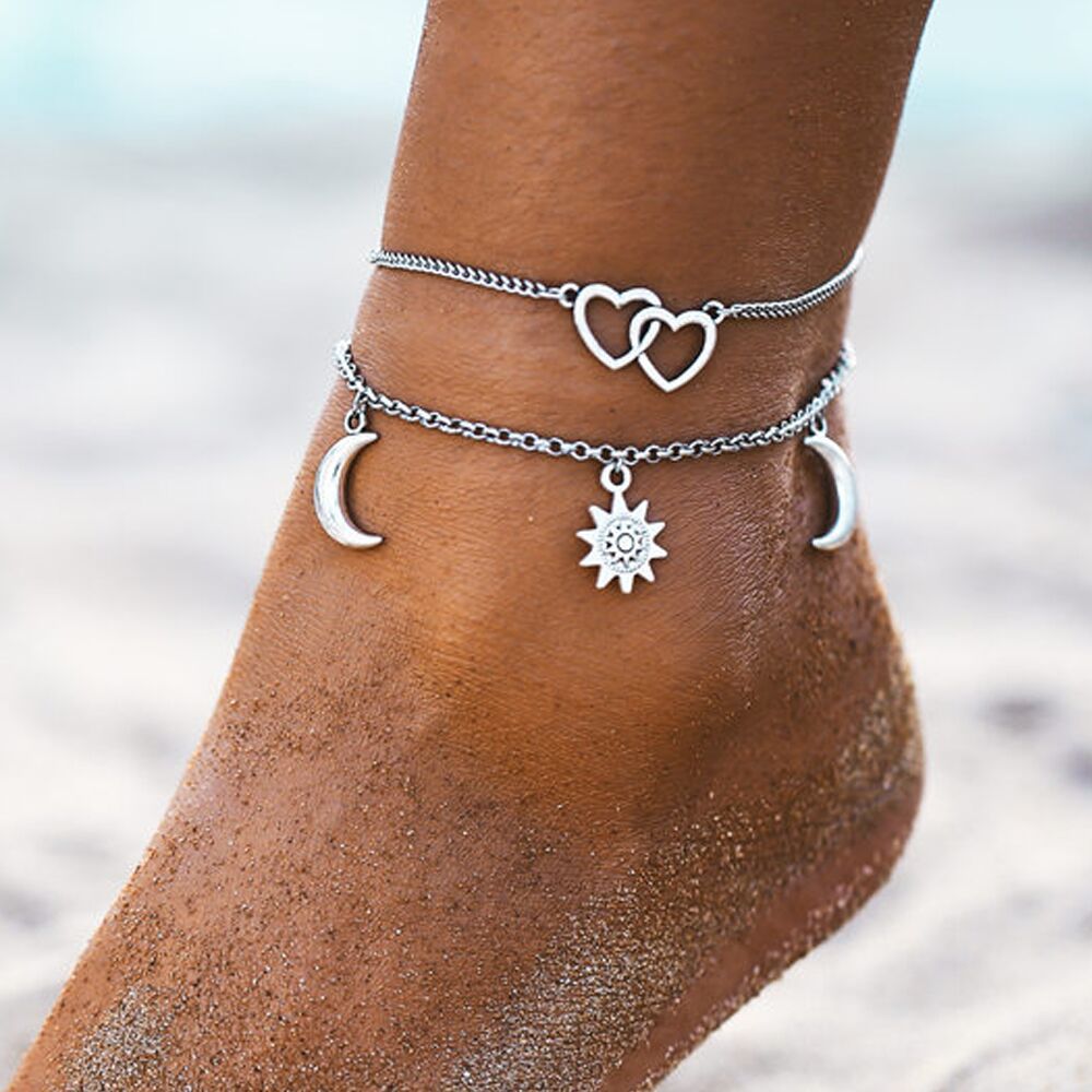 Double bracelet de cheville