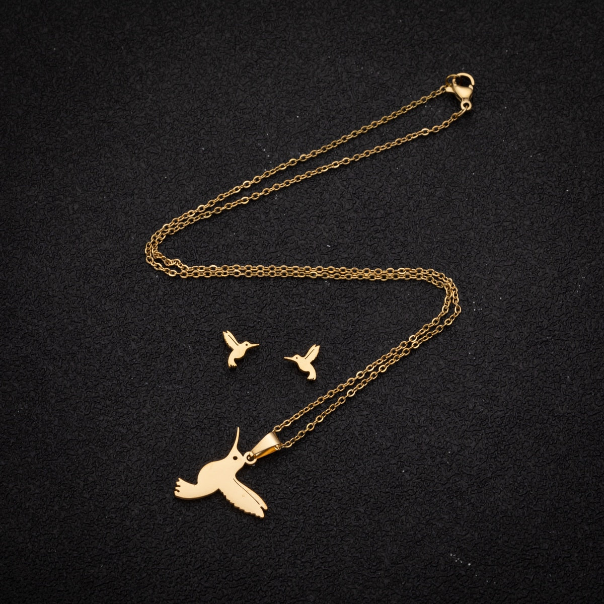 Ensemble de bijoux - colibri