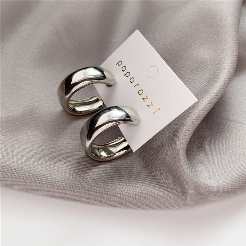 Boucles d'oreilles en cercle