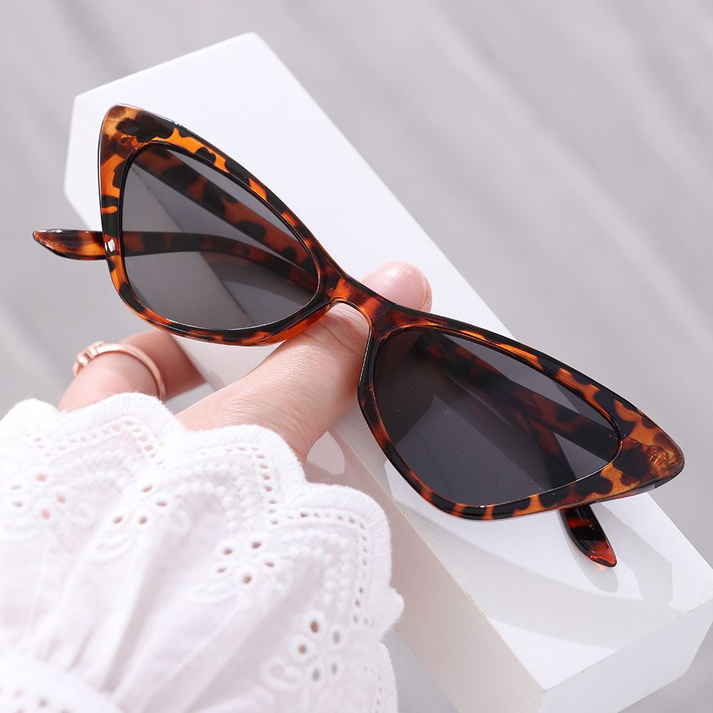 Lunettes de soleil rectangulaires - œil de chat