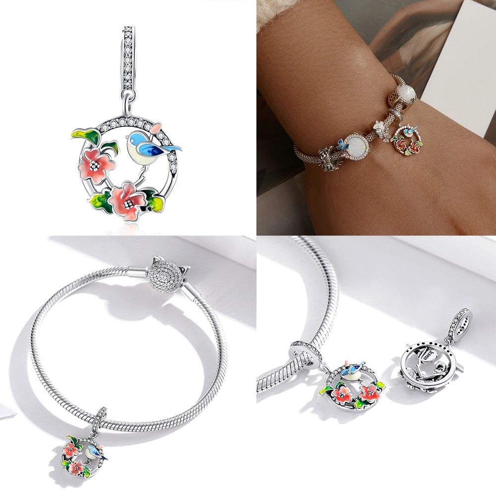 Pendentif modulaire - Moineau