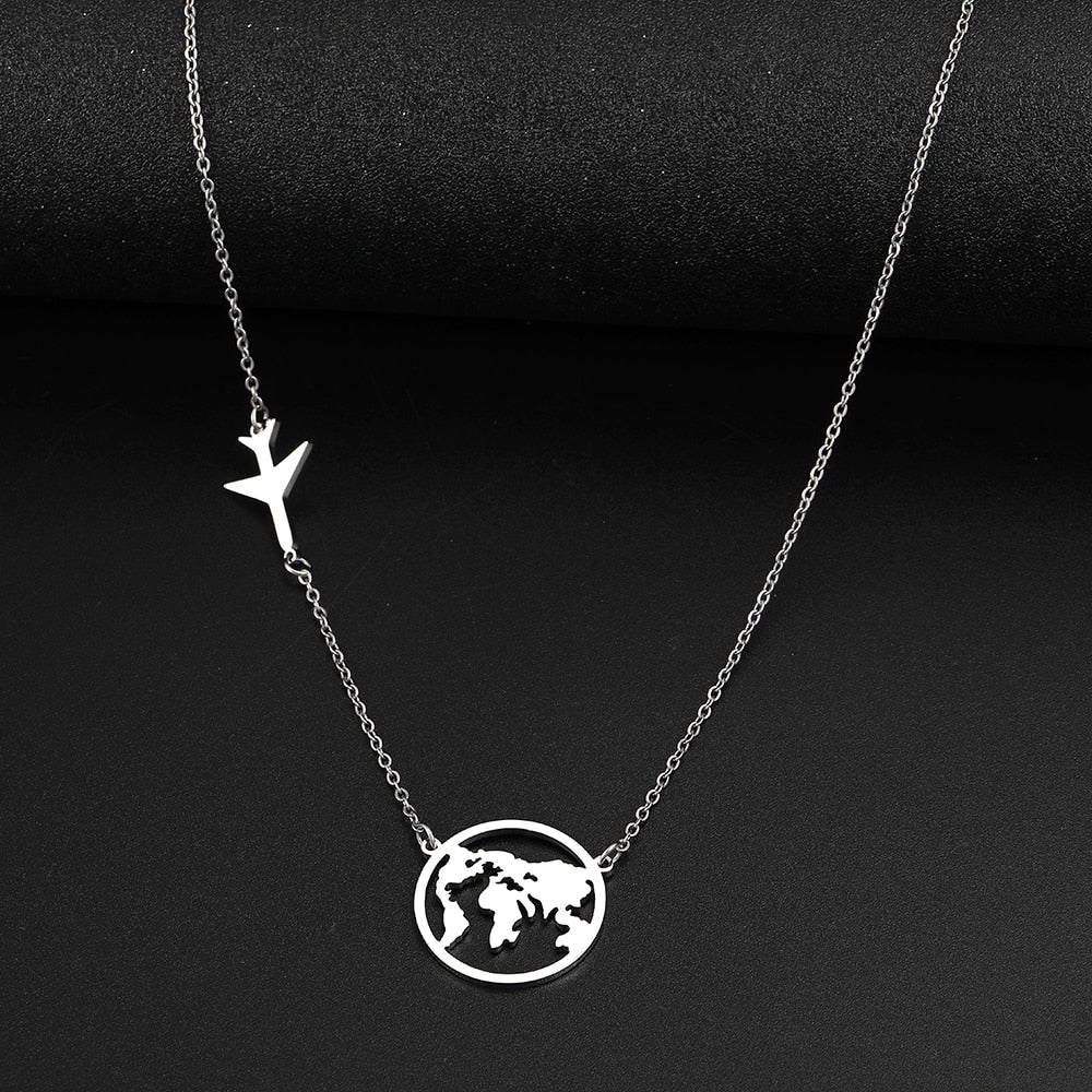 Collier - motif de voyage