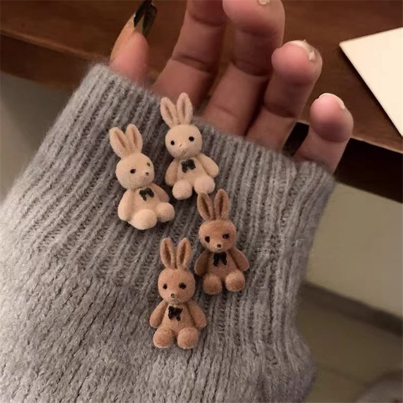 Boucles d'oreilles avec des peluches