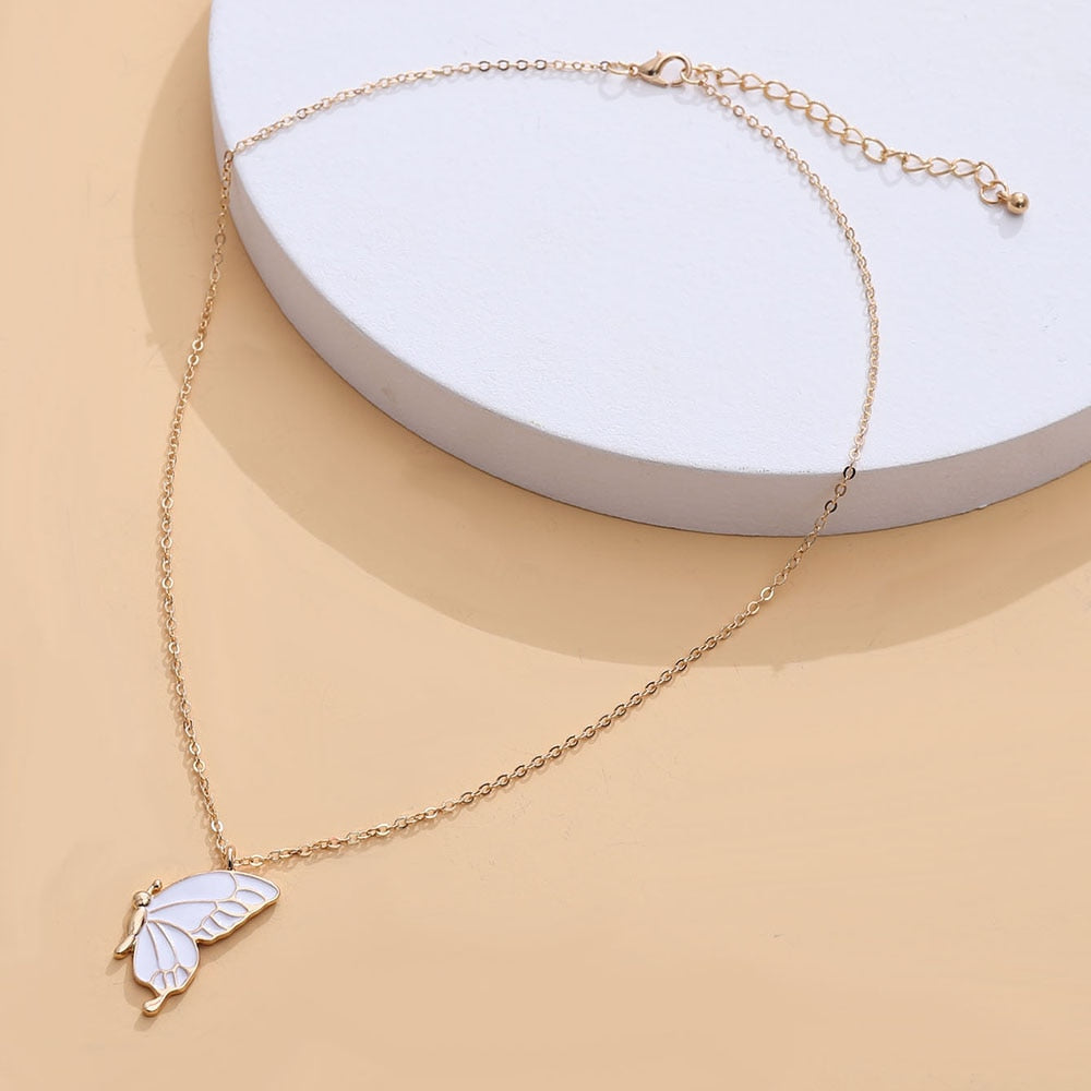 Ensemble de collier papillon