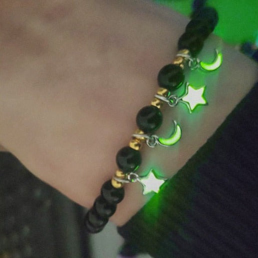 Bracelet perlé lumineux