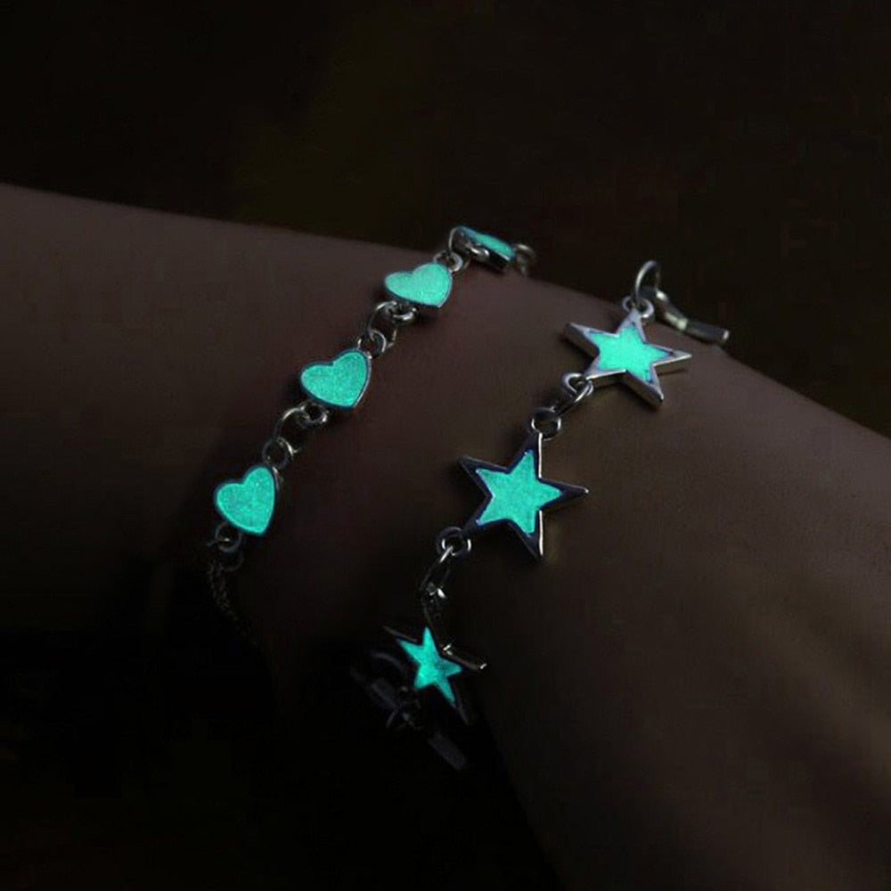 Bracelet lumineux dans l'obscurité