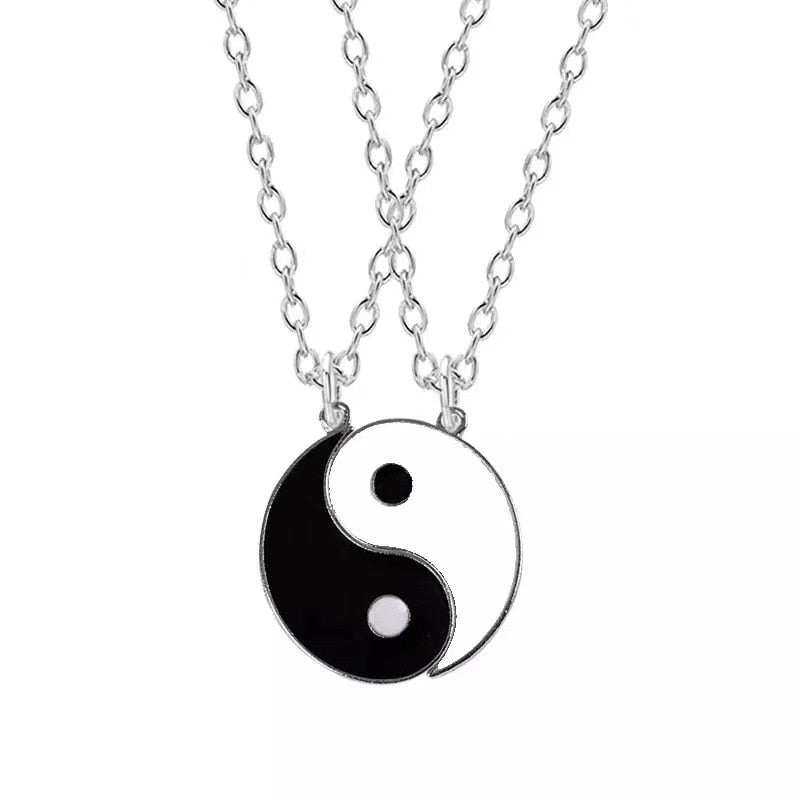 Ensemble de collier Yin-Yang