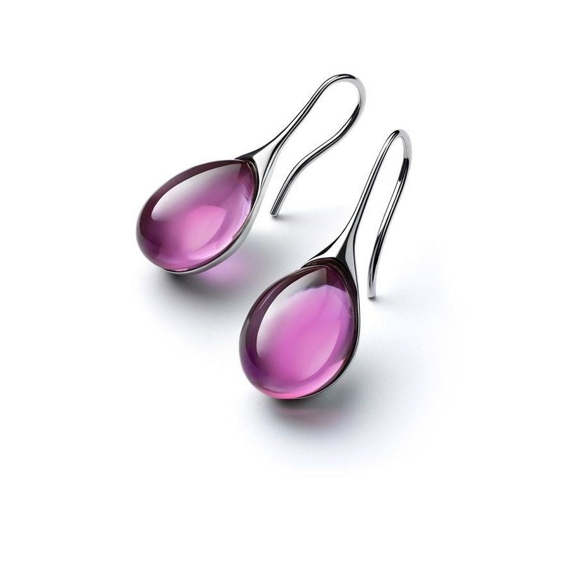 Boucles d'oreilles en forme de goutte d'eau