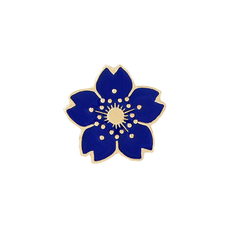 Épingle avec motif floral