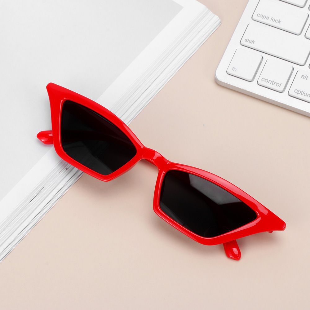 Lunettes de soleil rectangulaires - œil de chat