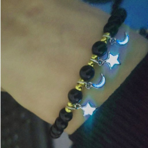 Bracelet perlé lumineux